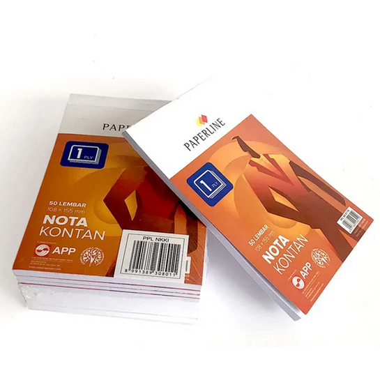 

Nota Kontan Kecil 1 PLY / Bon Paperline 2 PLY NCR (Isi 5 buku)