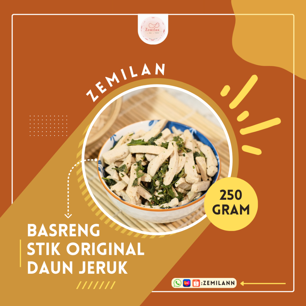 

BASRENG STIK DAUN JERUK ORIGINAL 250 GRAM | BASRENG ZEMILAN