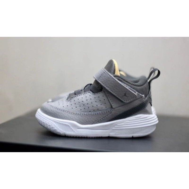 SEPATU ANAK ORIGINAL NIKE AIR JORDAN FLIGHT AURA GREY