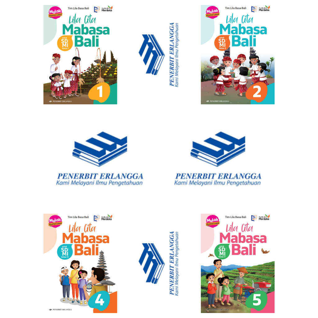 BUKU LILA CITA MABASA BALI MULOK SD MI KELAS 1 2 3 4 5 6 MERDEKA ERLANGGA