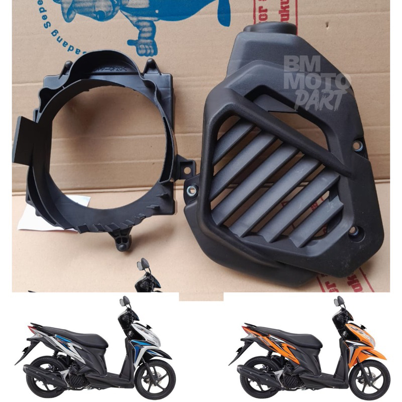 Cover tutup kipas radiator Vario techno cbs 125 fi Vario 125 fi old bohlam 2012 2013 2014