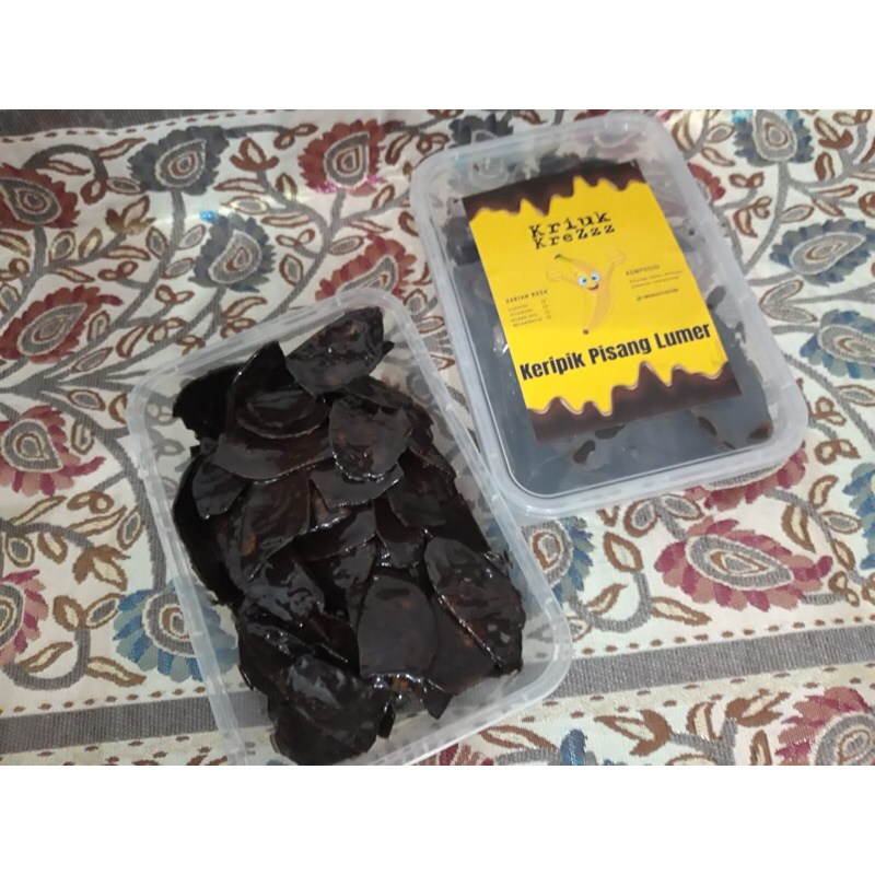 kripik pisang lumer cokelat, kripik pisang lumer tiramisu, pisang lumer strawberry