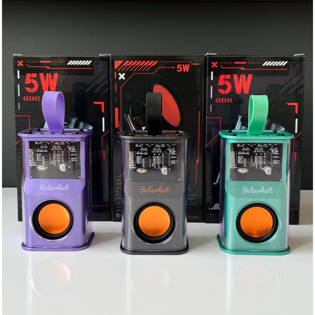 Speaker Bluetooth Transparan Mini Portable