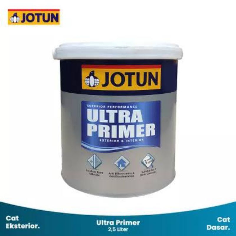 JOTUN ULTRA PRIMER CAT DASAR/ALKALI EXTERIOR 2,5LTR(GALON)