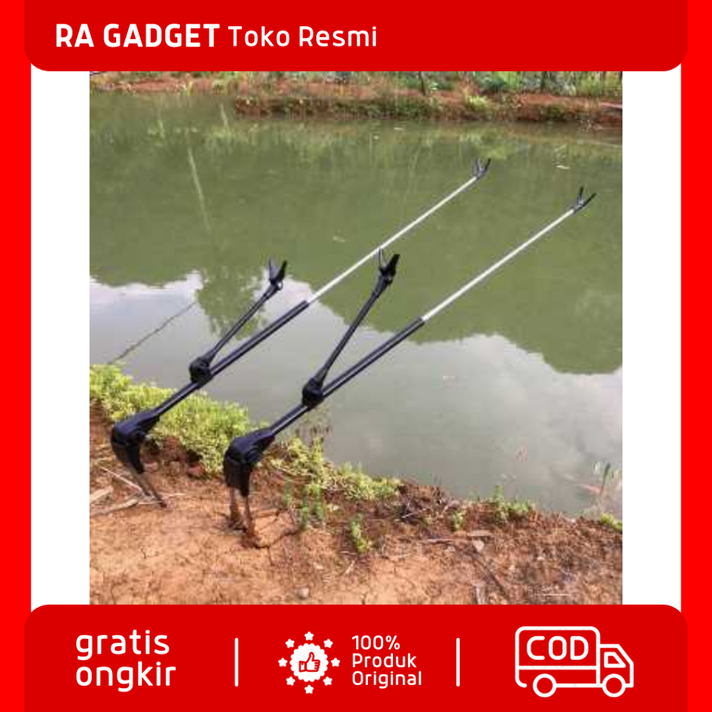 Bracket Joran Pancing Tegek Laut Ikan Adjustable Holder / Bracket Braket Cagak Jagrak Dudukan Holder