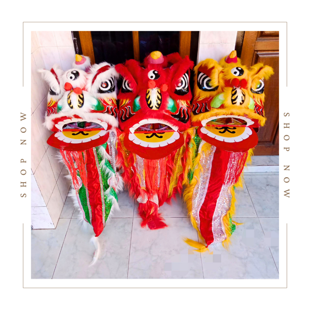 ✅(BARONGSAI) Barongsai Anak/Mainan Imlek Kado Barongsay Anak Murah/Barongsai anak (ukuran kepala dew