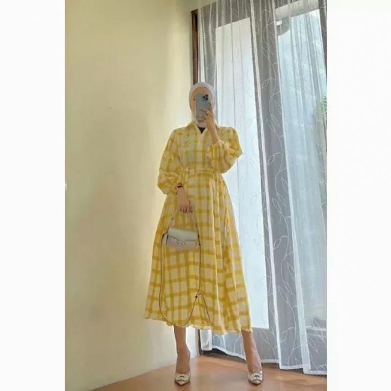 Jilly Dress Yellow - Renatha