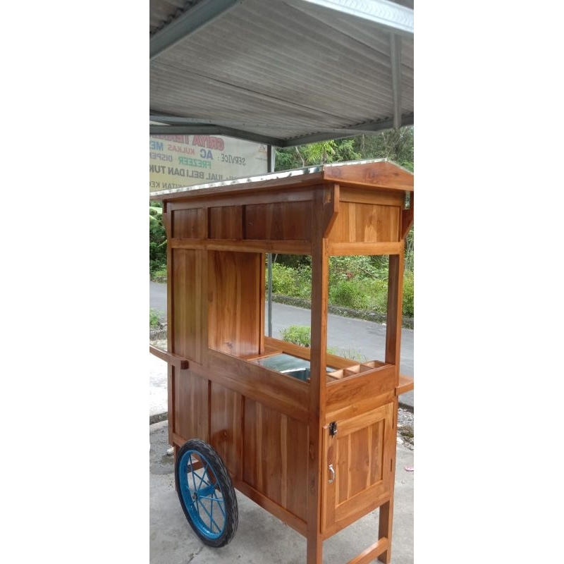 Gerobak Mie Ayam Kayu Jati