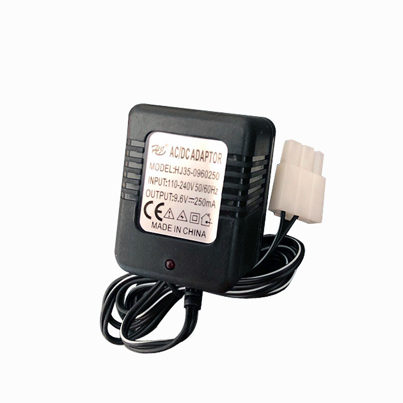 Charger Mobil RC 3 Pin 9.6V/250mA Adaptor Baterai Remote Control