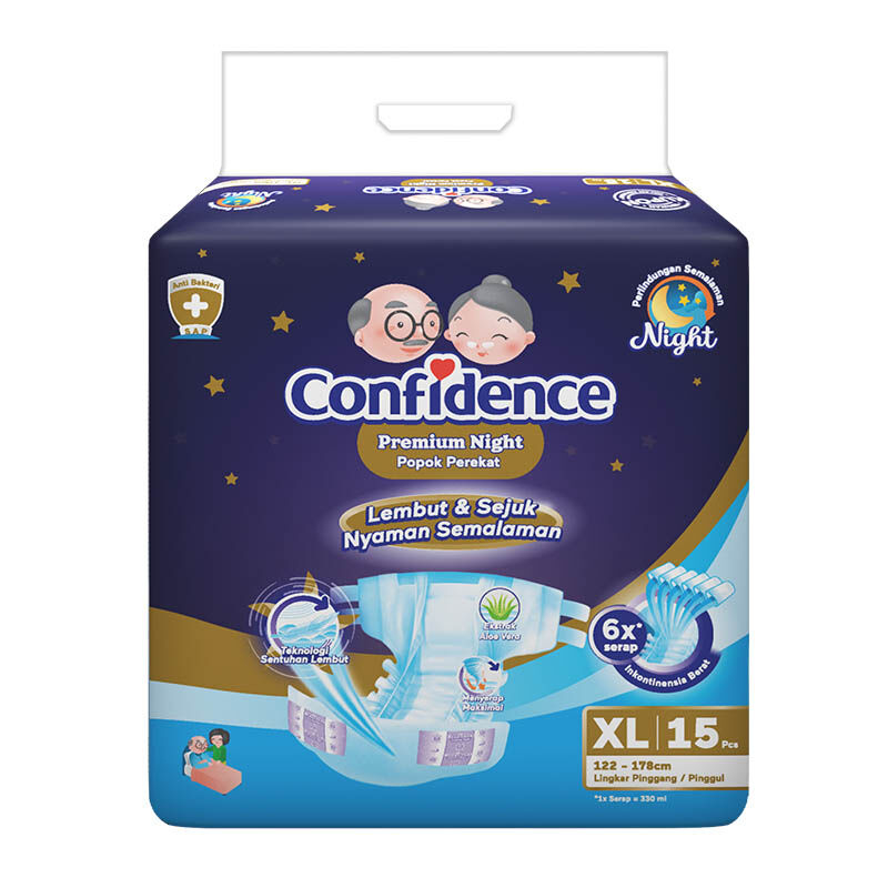neww PAMPERS CONFIDENCE UK XL DEWASA