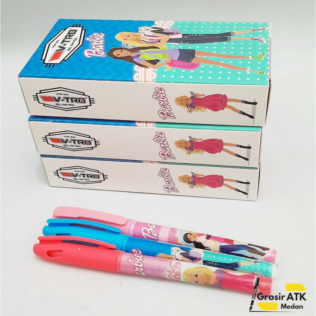 

Pulpen Gel Karakter/Pulpen Air Vtro Fancy Barbie/Bolpoin/Pena/Pulpen Karakter