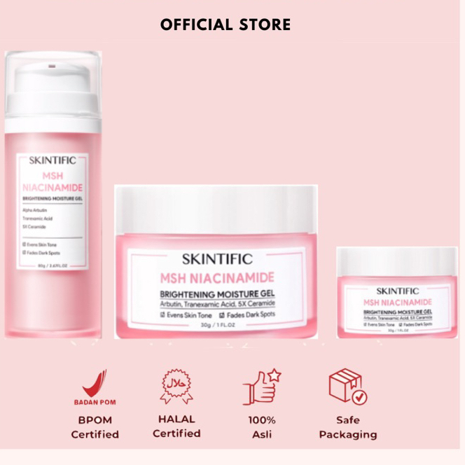 SKINTIFIC NIACINAMIDE MOISTURIZER 80G