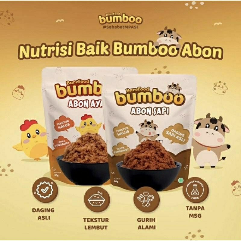 

pink Bumboo - Abon MPASI/Abon Sapi/Abon Ayam/Abon Tuna