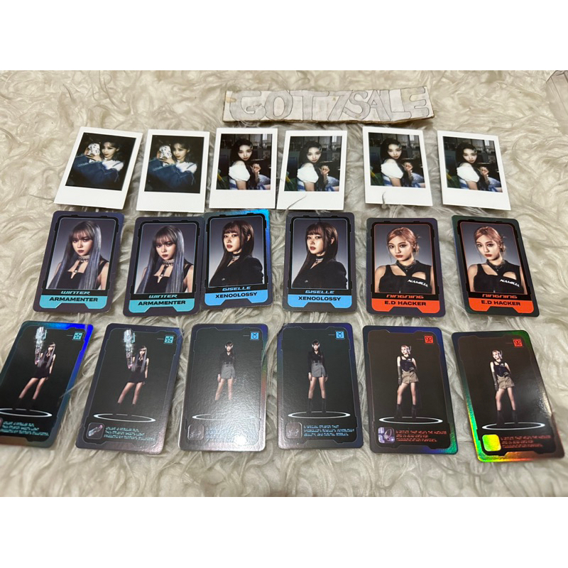 AESPA PHOTOCARD OFFICIAL AESPA PC GIRLS / MY WORLD / SAVAGE / KARINA WINTER NINGNING GISELLE PHOTOCA