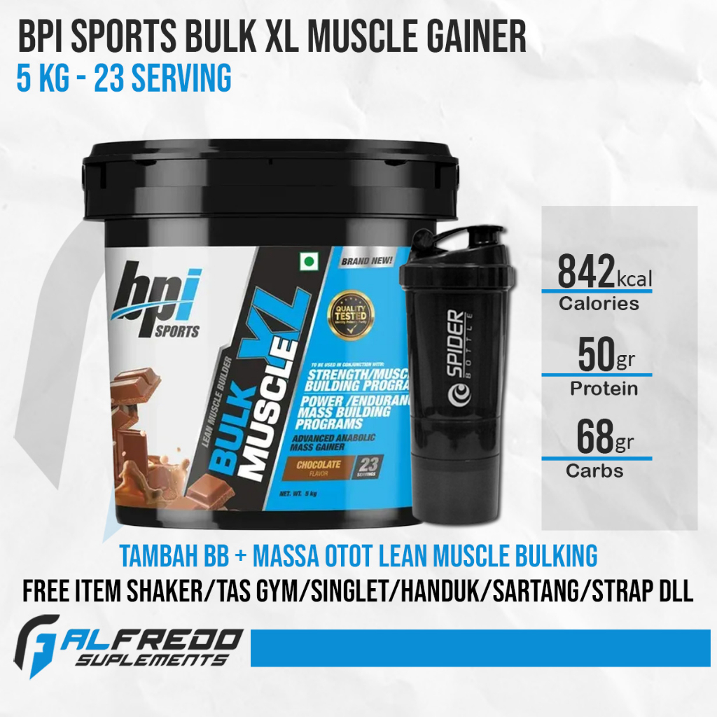 Bpi Sports Bulk Muscle XL 5 Kg Weight Mass Gainer BPI BULK
