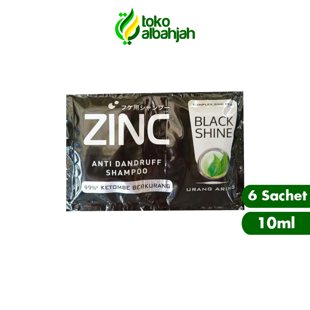 

Zinc Shampoo Men Black Shine 10ml 6 sachet