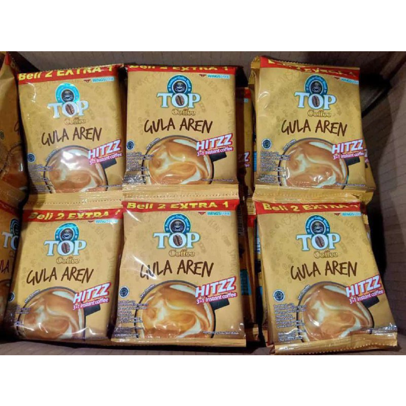 

KOPI TOP GULA AREN PAKET HEMAT 1 RENTENG ISI 15PCS