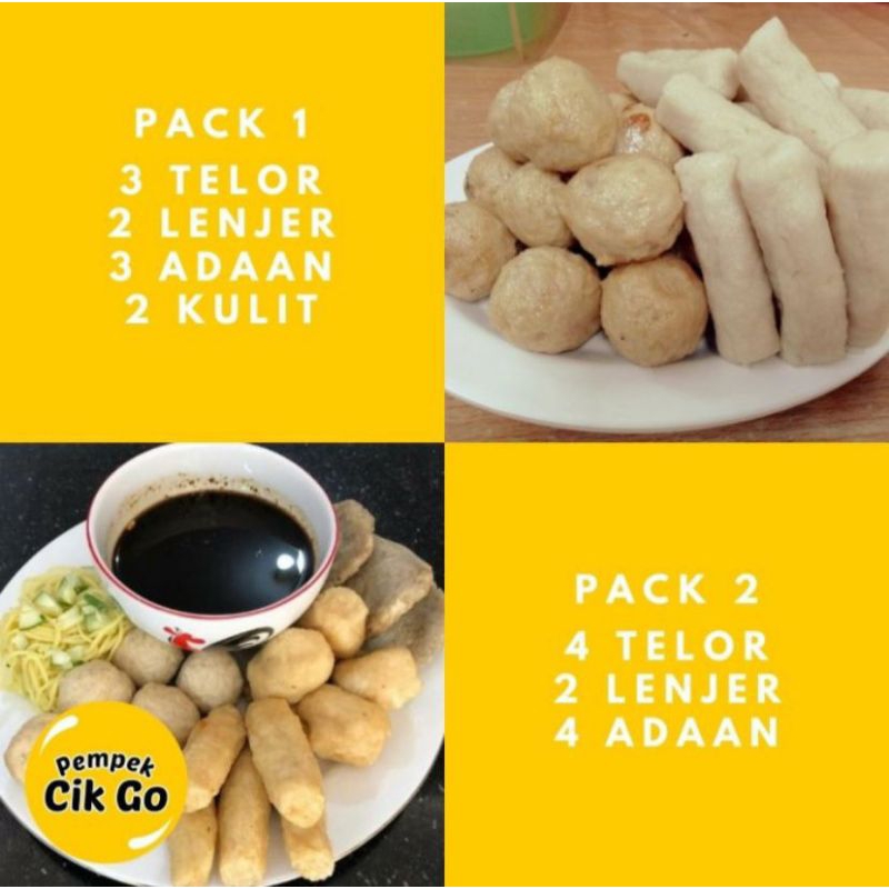 

Pempek Cikgo Frozen Food / Pempek Palembang ASLI ikan Tenggiri