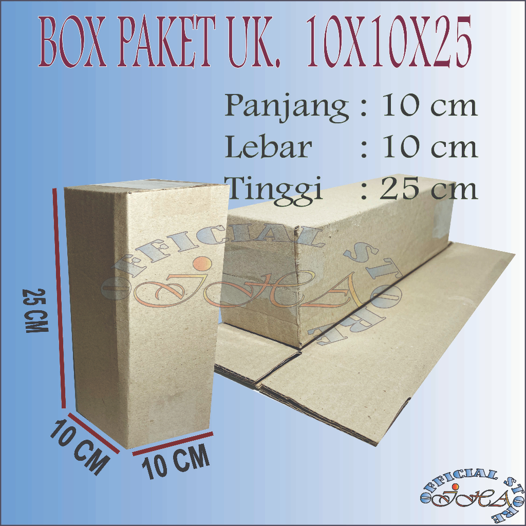 

Box packing uk. 10x10x25 cm kardus karton packing online murah