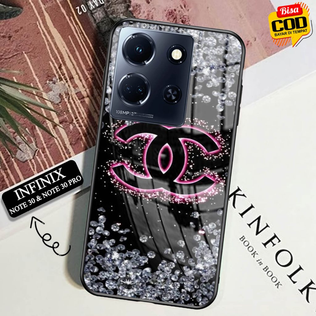 Softcase Glass Kaca INFINIX NOTE 30 & NOTE 30 PRO - Case Hp Pelindung HandphoneINFINIX NOTE 30 & NOT