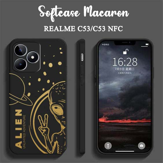 Softcase TPU Lembut Macaron [UV11] For Realme C53 Realme C53 NFC - Case HP Realme C53 Realme C53 NFC