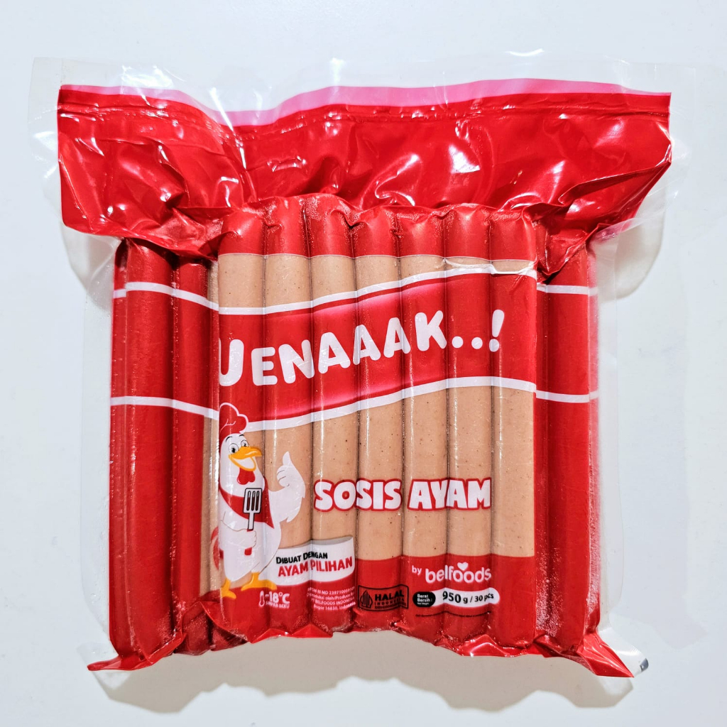 

BELFOODS sosis ayam long 950gr (30+1)