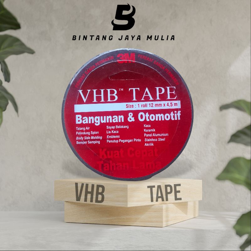 

Double Tape VHB 3M Original 12mm x4.5 mm Busa Perekat