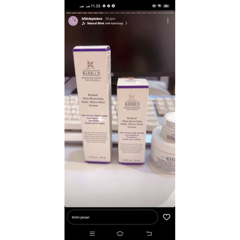 Kiehls retinol Skin Renewing Serum