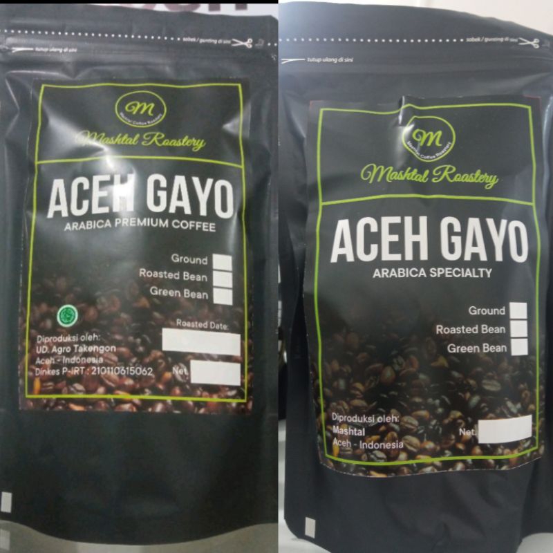 

MASHTAL Kopi Aceh Gayo | Arabica Premium Coffee | Arabica Specialty 200 gr