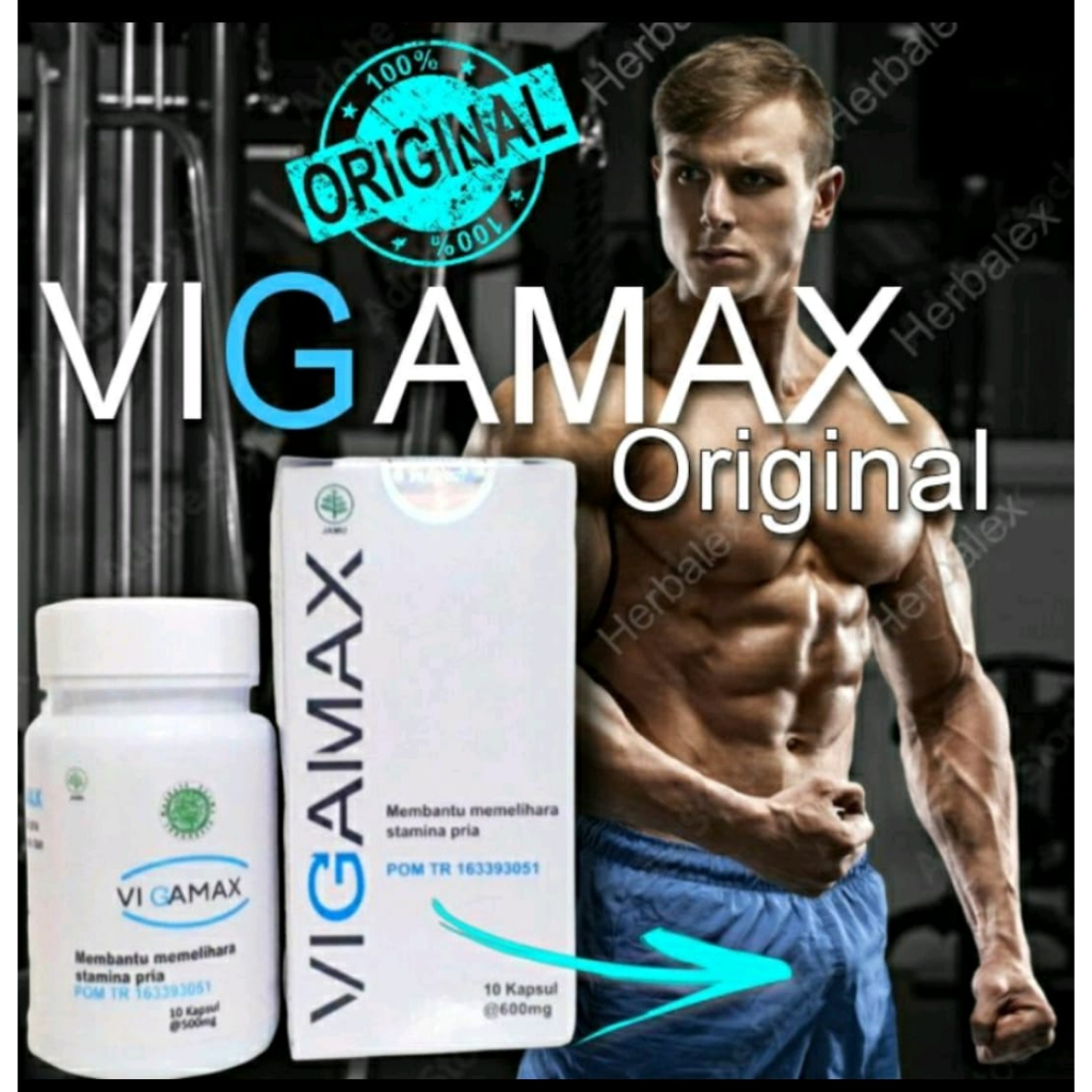 VIGAMAX ORIGINAL OBAT KUAT PRIA PERKASA HERBAL TAHAN LAMA