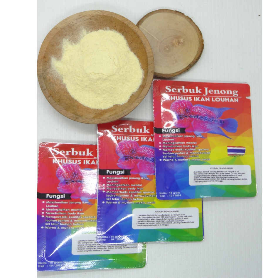 Serbuk Jenong untuk Menaikkan Jenong ikan Louhan Original