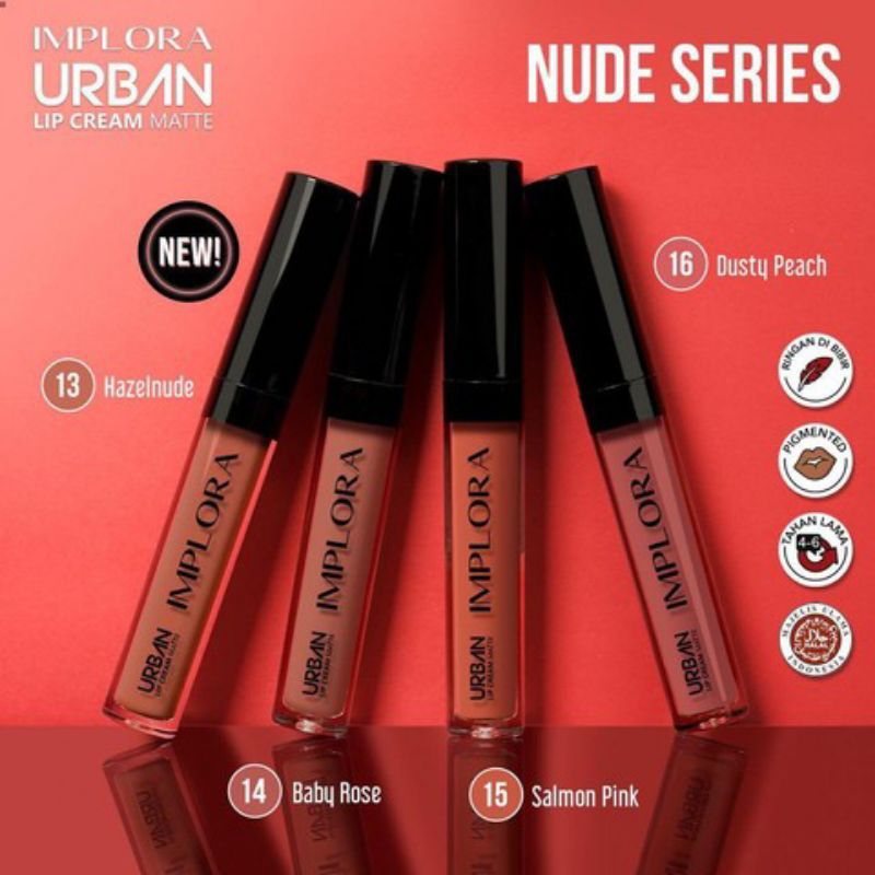 IMPLORA Urban Matte Lip Cream 20 shade