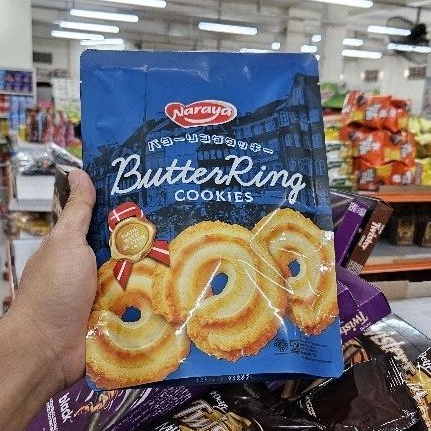 

ED 06.25 - PCH 150GR - NARAYA BUTTER RING COOKIES 58950 / BUTTER COOKIES NARAYA