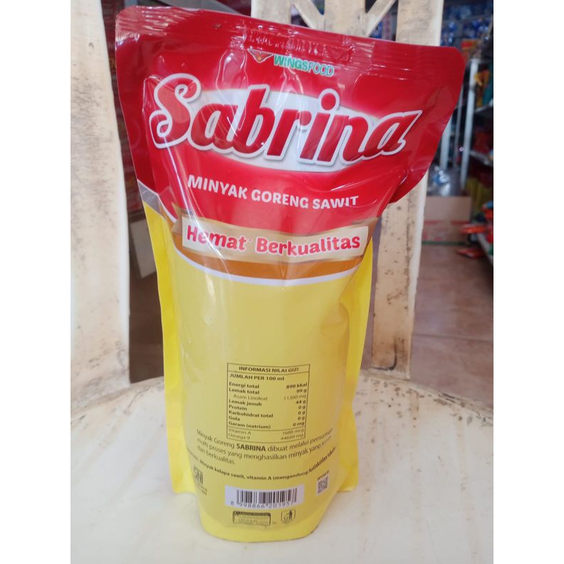 

Sabrina Minyak Goreng 1 Liter