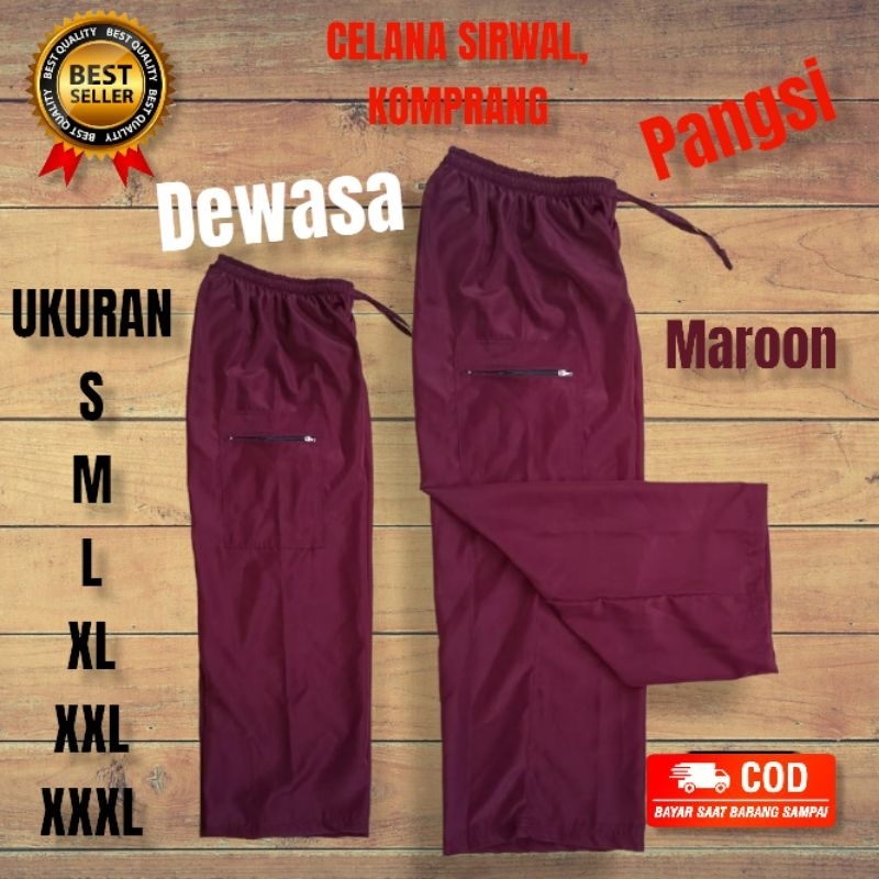 celana sirwaL celana komprang dewasa