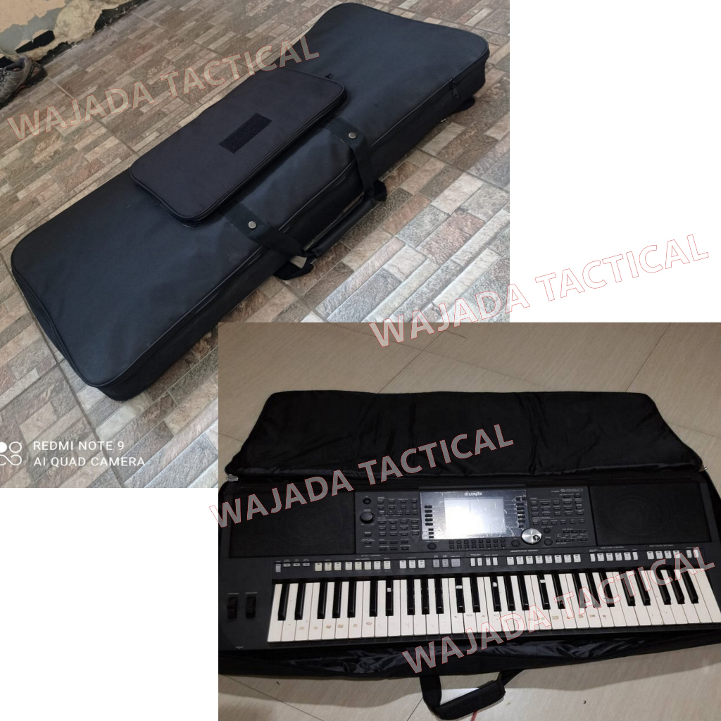Tas Keyboard Yamaha PSR S900, PSR S910, PSR S950, PSR S970 Softcase Keyboard Hitam