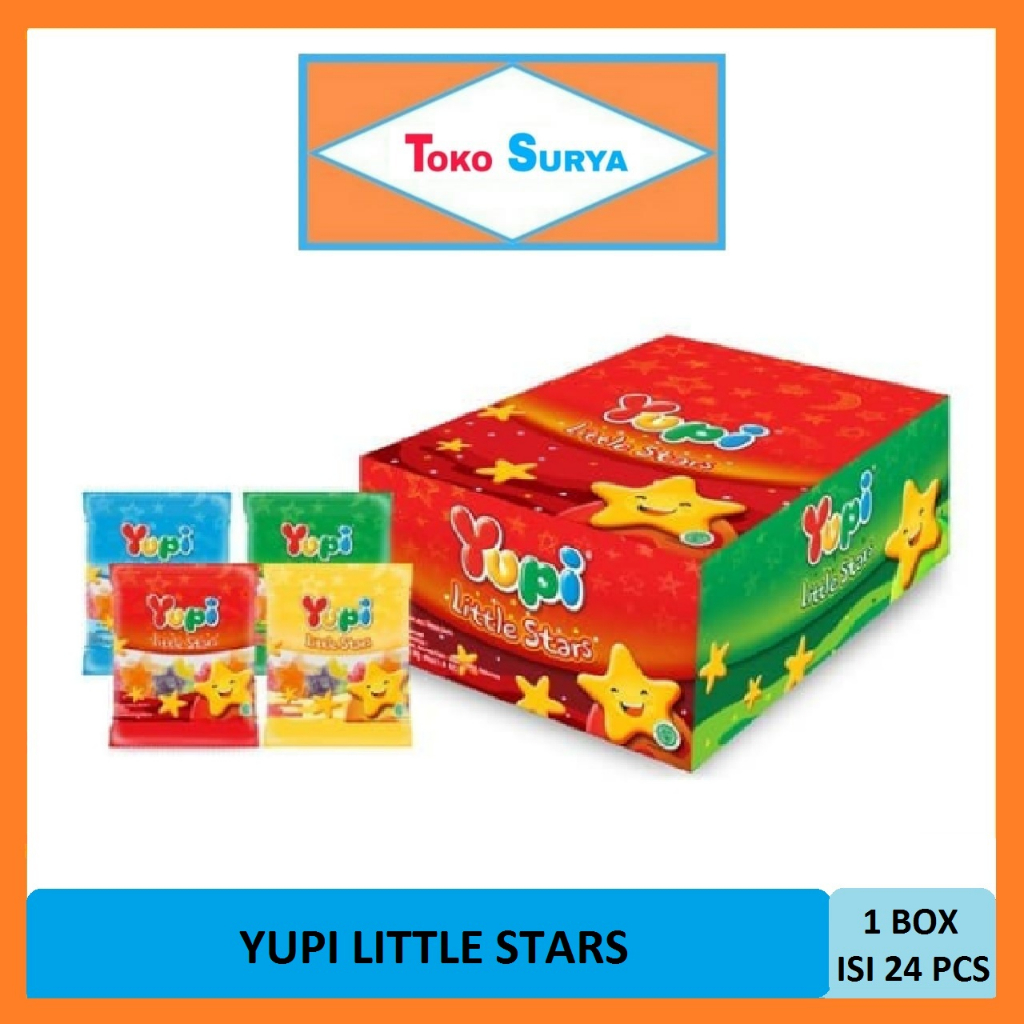 

Yupi Gummy Candies Little Stars 24 x 6Gr