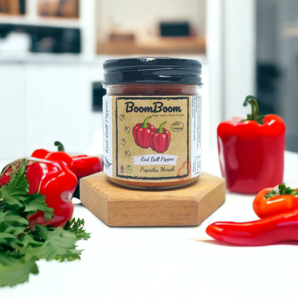 

BoomBoom Paprika Powder Bubuk Paprika Merah Organik Red Bell Pepper Organic Premium