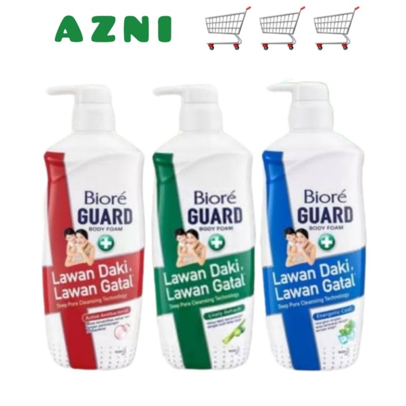 BIORE GUARD Botol Pump 550 ml - Sabun Mandi Cair