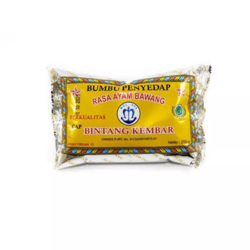 

bumbu tabur rasa ayam bawang cap bintang kembar 250 gram