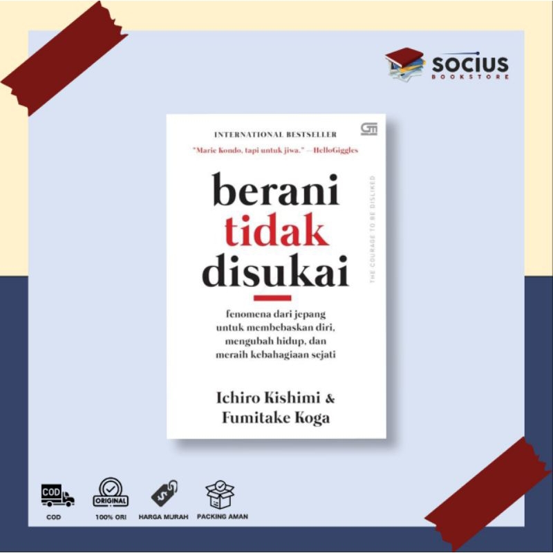 BUKU PENGEMBANGAN DIRI [ ORIGINAL ] - BERANI TIDAK DISUKAI
