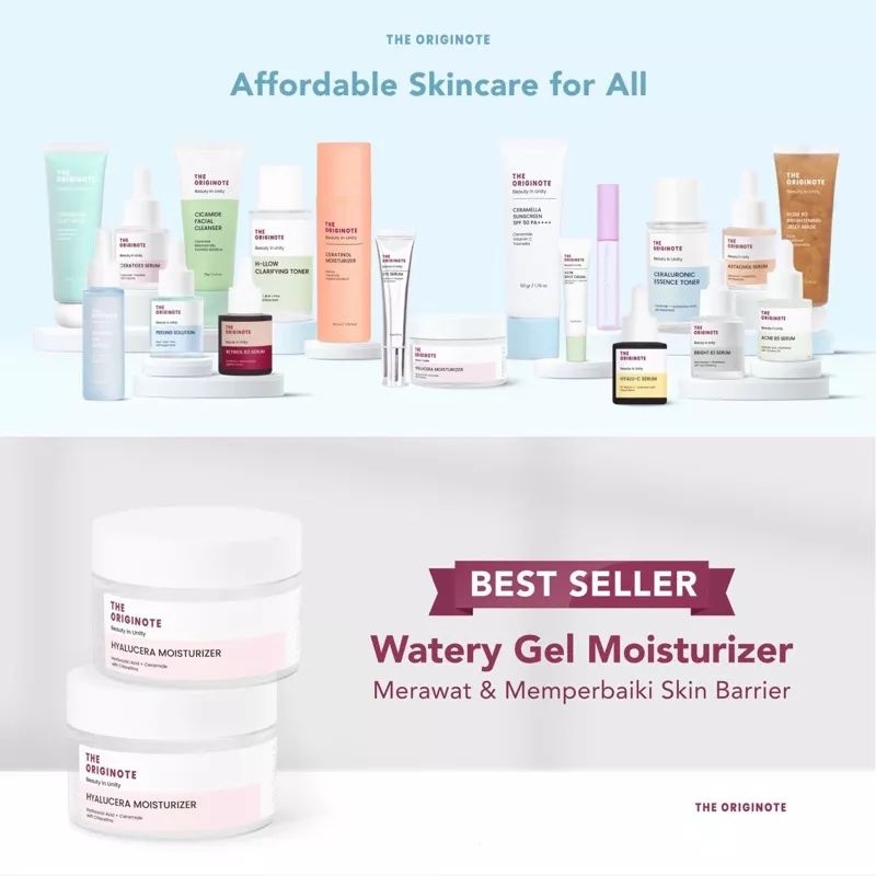 [READY STOK] ORIGINOTE MOISTURIZER THE ORIGINOTE SERUM ACNE ORIGINOTE