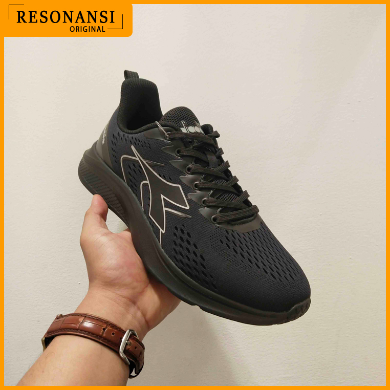 SEPATU PRIA TERBARU DIADORA ORIGINAL SPORTS HAFUZA HITAM EMPUK KEREN
