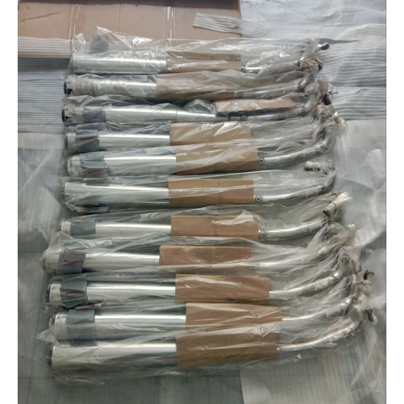 knalpot supra 100 original knalpot supra lama supra fit lama old original new old stock