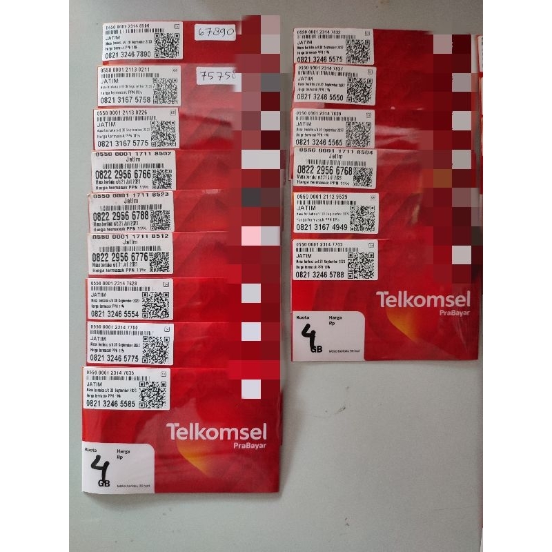 Nomor nomer bagus cantik telkomsel murah