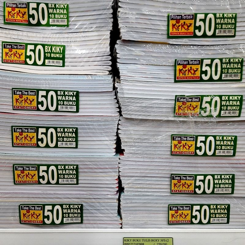 

BUKU BIG BOSS KIKY WARNA 50 LEMBAR 1 PAK ISI 10 BUKU