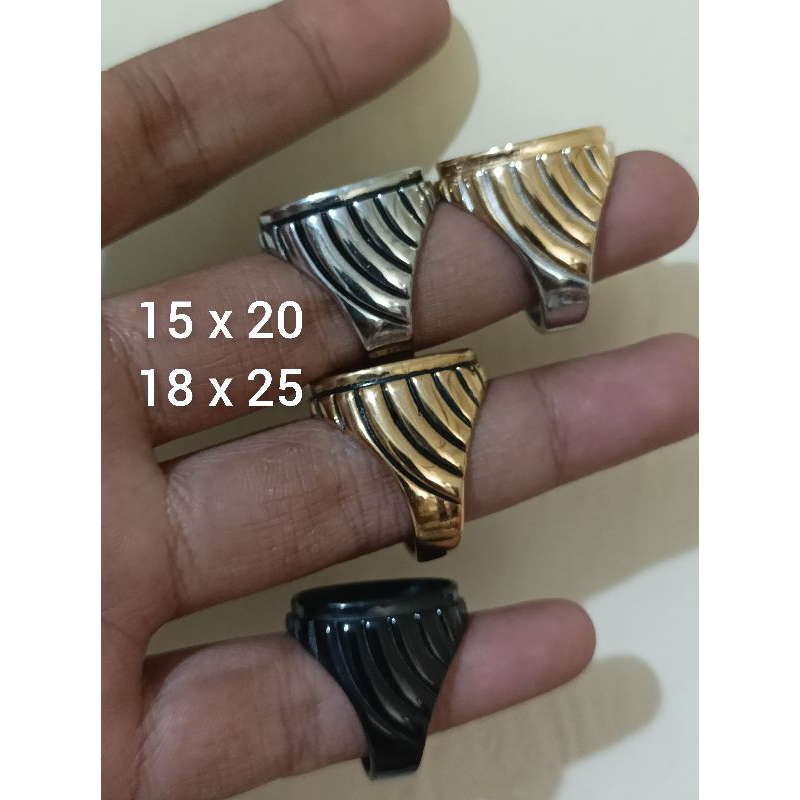 Ring emban titanium 15x20,18x25