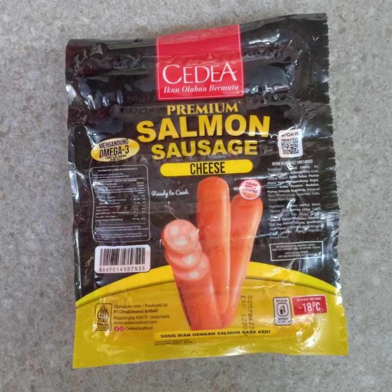 

Cedea Premium Salmon Sosis Keju 390 gram