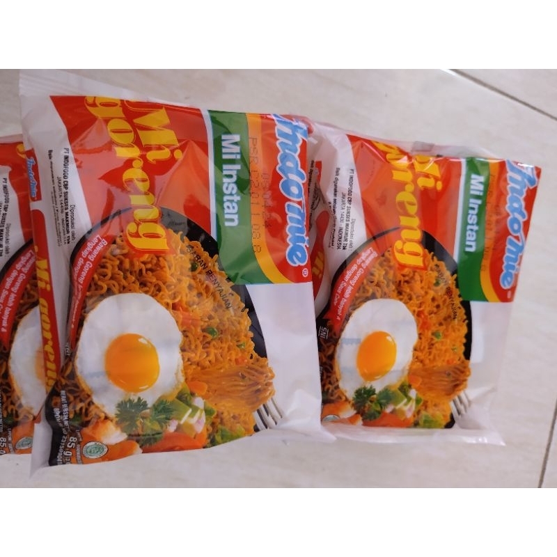 

Indomie goreng 85gr (isi 5pcs)