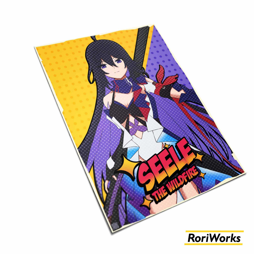 Poster Anime - Seele | Honkai Star Rail | Retro Pop Art